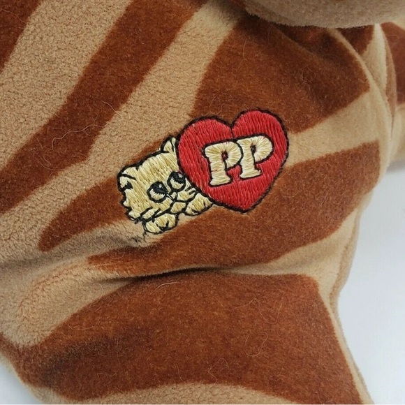 Vintage 1985 Tonka Pound Purries Plush Cat Stuffed Animal Heart Tag Rare Kitty - Picture 4 of 9